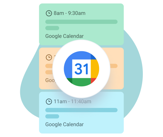 Google Calendar integration in the task tracker
