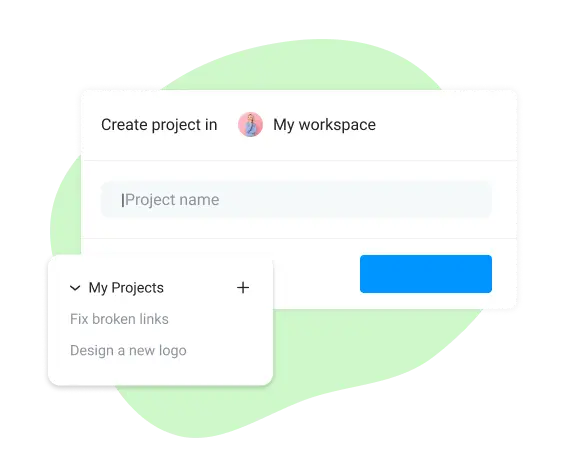 Do projects in the daily schedule maker
