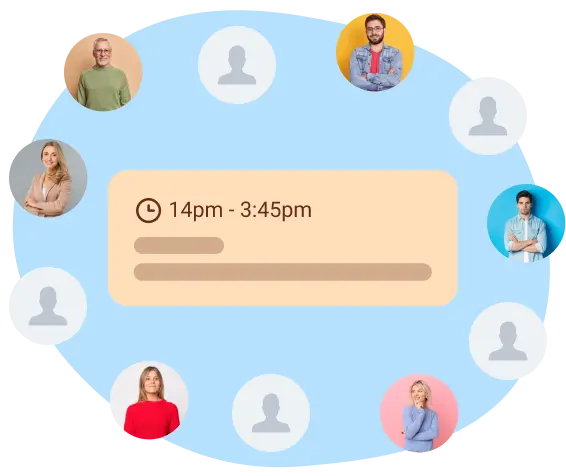 Schedule meetings your the daily maker