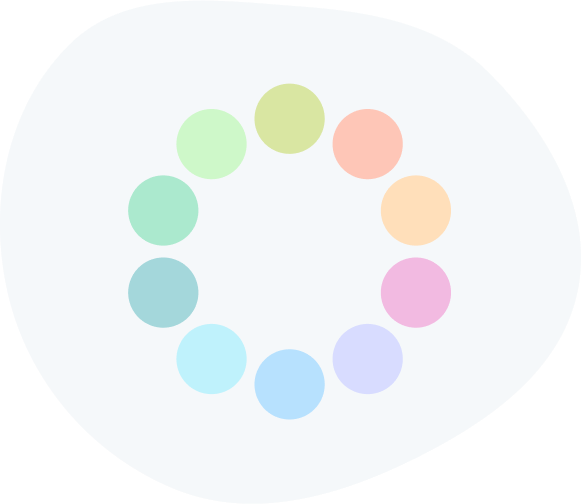 colors in the online calendar