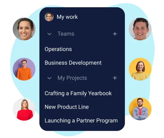 create projects in online project board