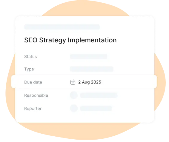 set due dates in project management task tracker