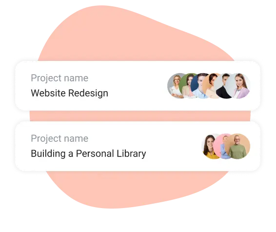 Manage projects in the schedule maker