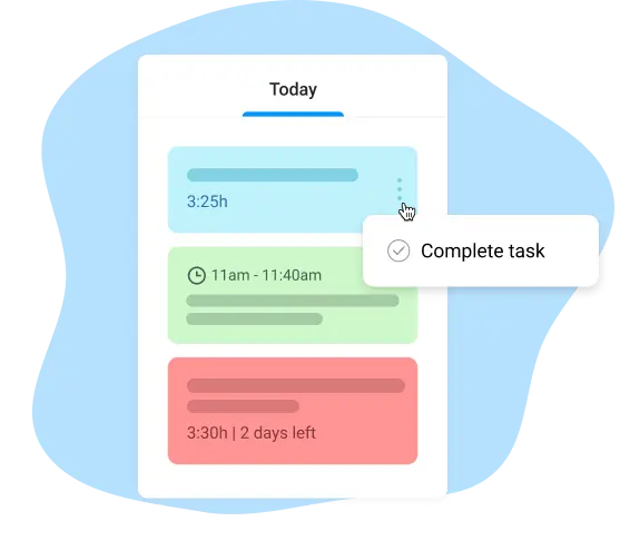 Keep track of completed tasks