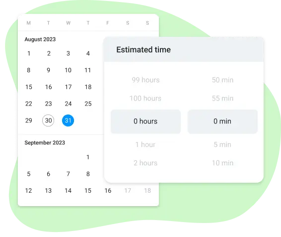 Plan your workload in the task maker
