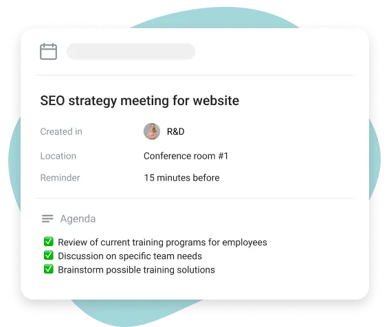 Prepare for meeting with time manager