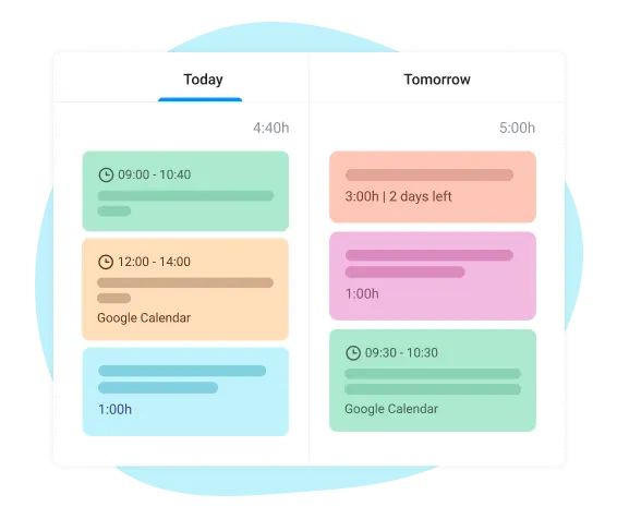 Keep tasks and events on a single board