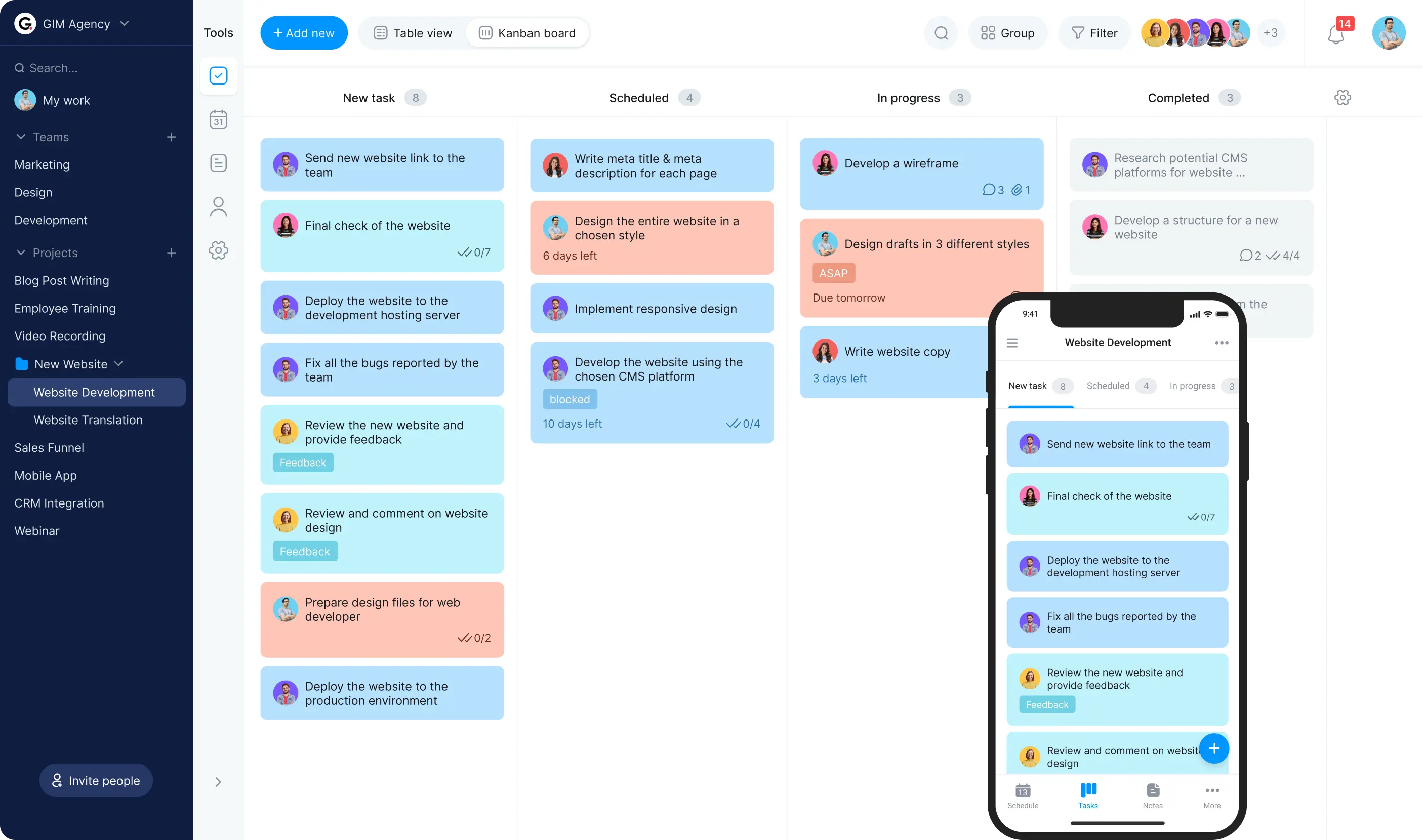 Time manager board
