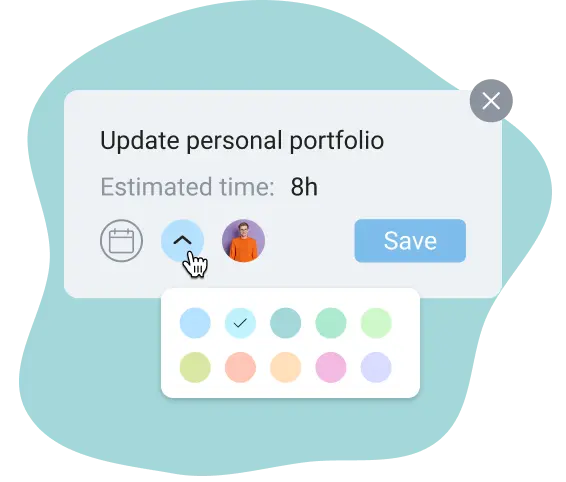 Color code your tasks and events