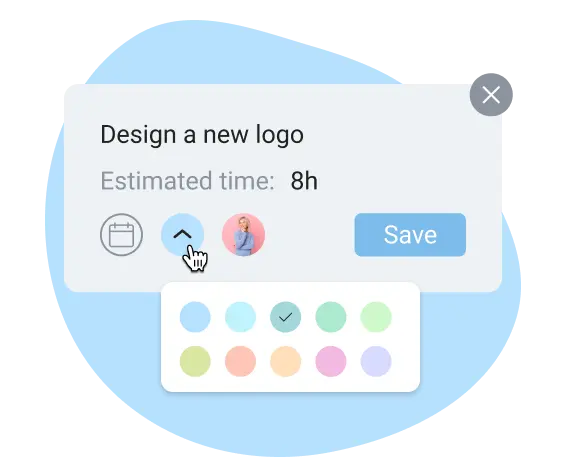 Color coding for smart time planning