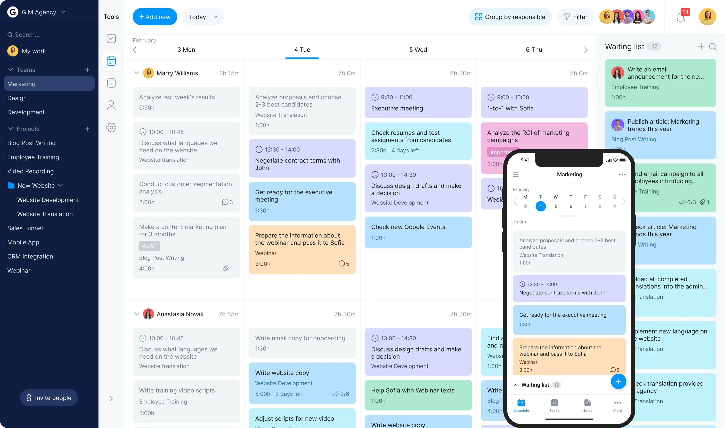To-do list calendar