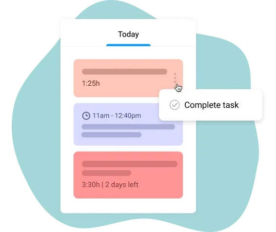 Check completed tasks